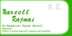 marcell rajnai business card